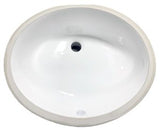Vitreous china vanity bowl | White | Oval