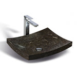 Limestone Vessel Sink | Solid Natural Stone | LPG-012 20"