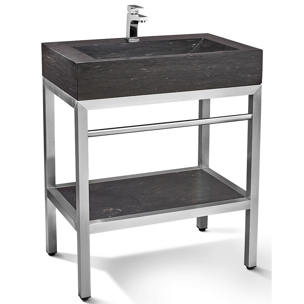 Stainless Steel Bathroom Console | Without Sink | VNM 30