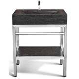Stainless Steel Bathroom Console | Without Sink | VNM 30"