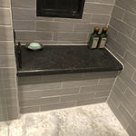 Limestone Shower Bench | Solid Natural Stone | 36"