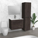 Butternut Floating Bathroom Vanity | Doors | Composite Sink | VMO 30"