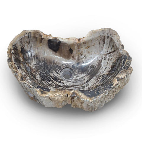 Unique Petrified Wood Vessel Sink | Solid Stone | LPR-071 Medium