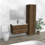 Floating Bathroom Vanity | Slim Sink | Customizable | VHU