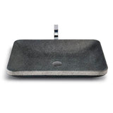 Lavabo-vasque en pierre de granit | Pierre naturelle solide | LMG 24" ou 31"