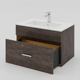 One drawer floating contractor vanity | 4 Dimensions | 4 Materials