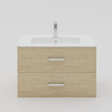 Two drawers floating contractor vanity | 3 Dimensions | 4 Materials