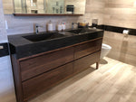 Solid Wood Bathroom Vanity | Drawers | Sink | Customizable | VNG