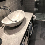 Ice Marble Vessel Sink | Solid Stone | LMS-010 22"